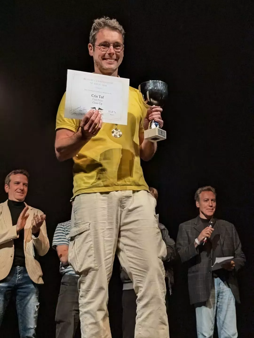 Cris Tof, champion de Belgique de close-up : un an de travail récompensé