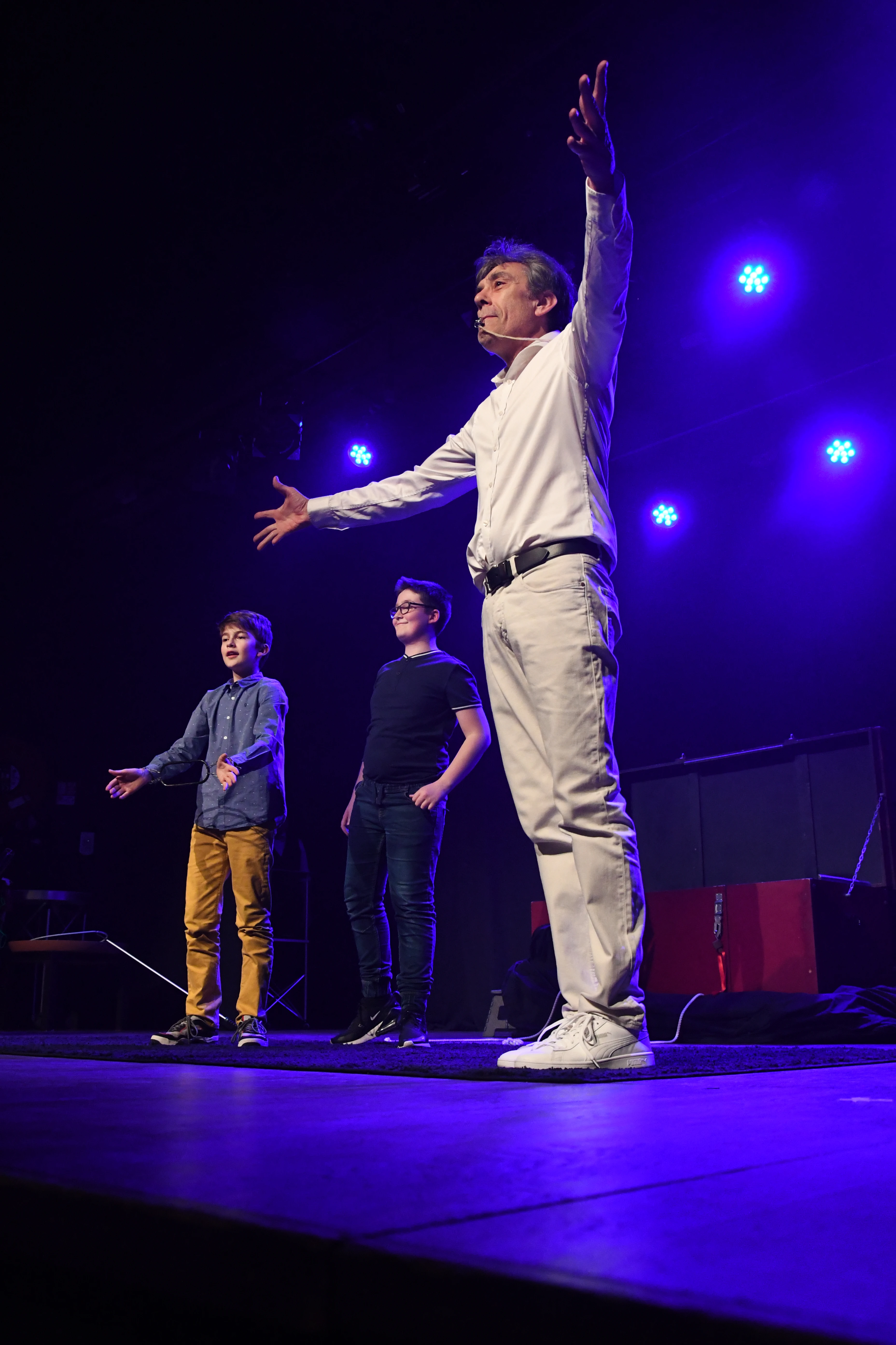 Christian et ses jeunes